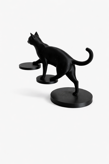 Escultura Decorativa de Gato